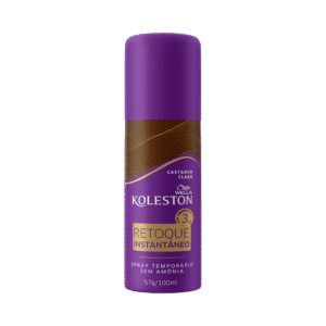 Retoque Instantâneo Spray Koleston Castanho Claro 100ml