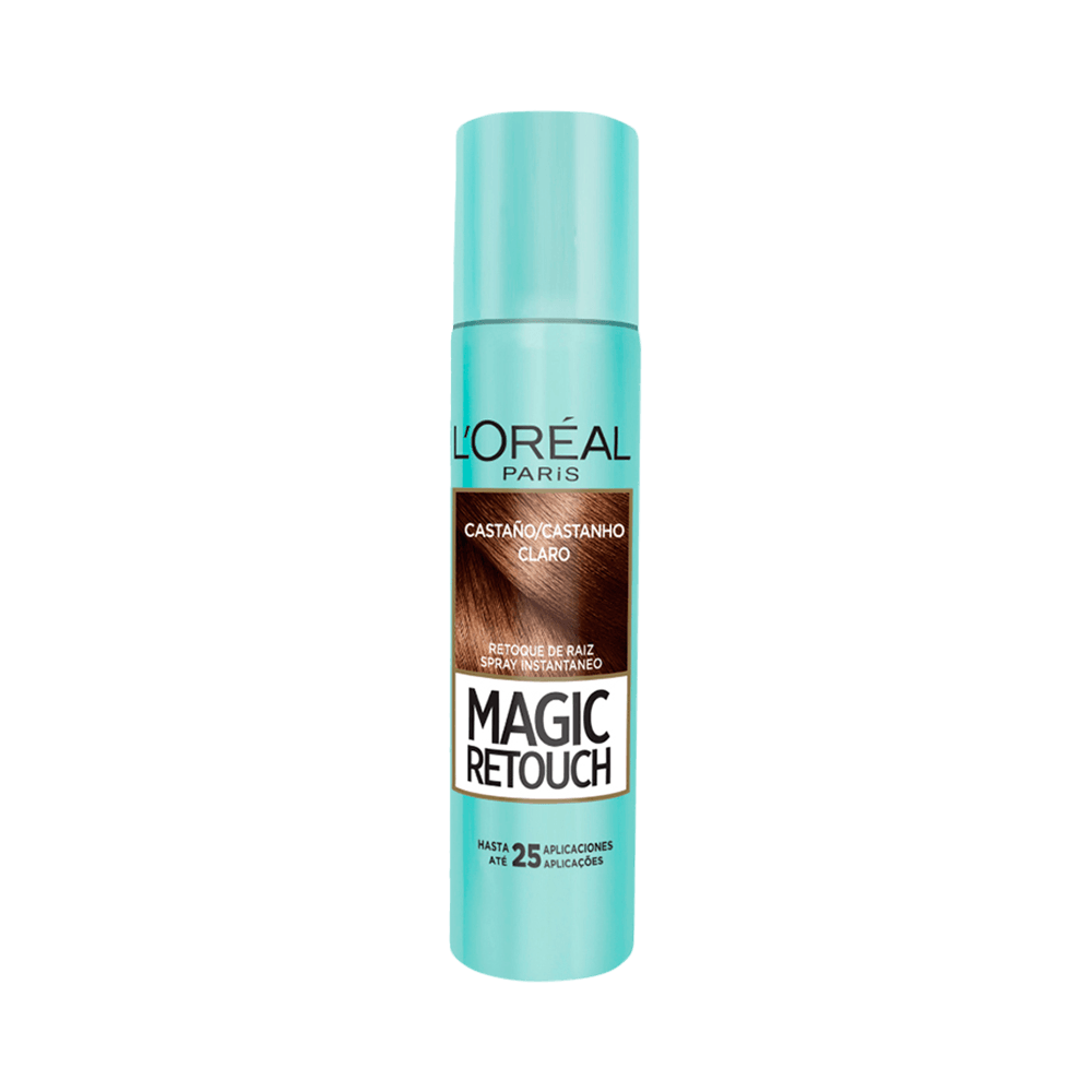 Retoque de Raiz Spray L'Oréal Paris Magic Retouch Castanho Claro 75ml