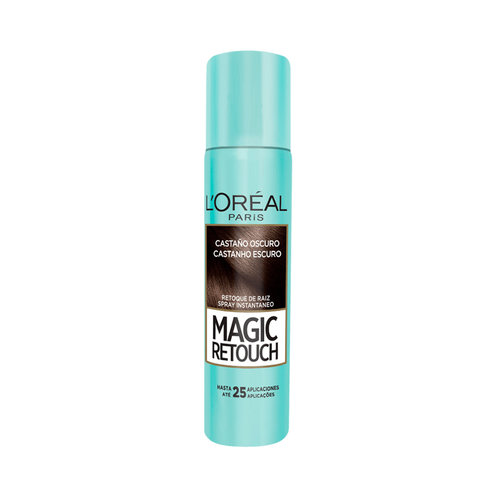 Retoque de Raiz Spray L'Oréal Paris Magic Retouch Castanho Escuro 75ml