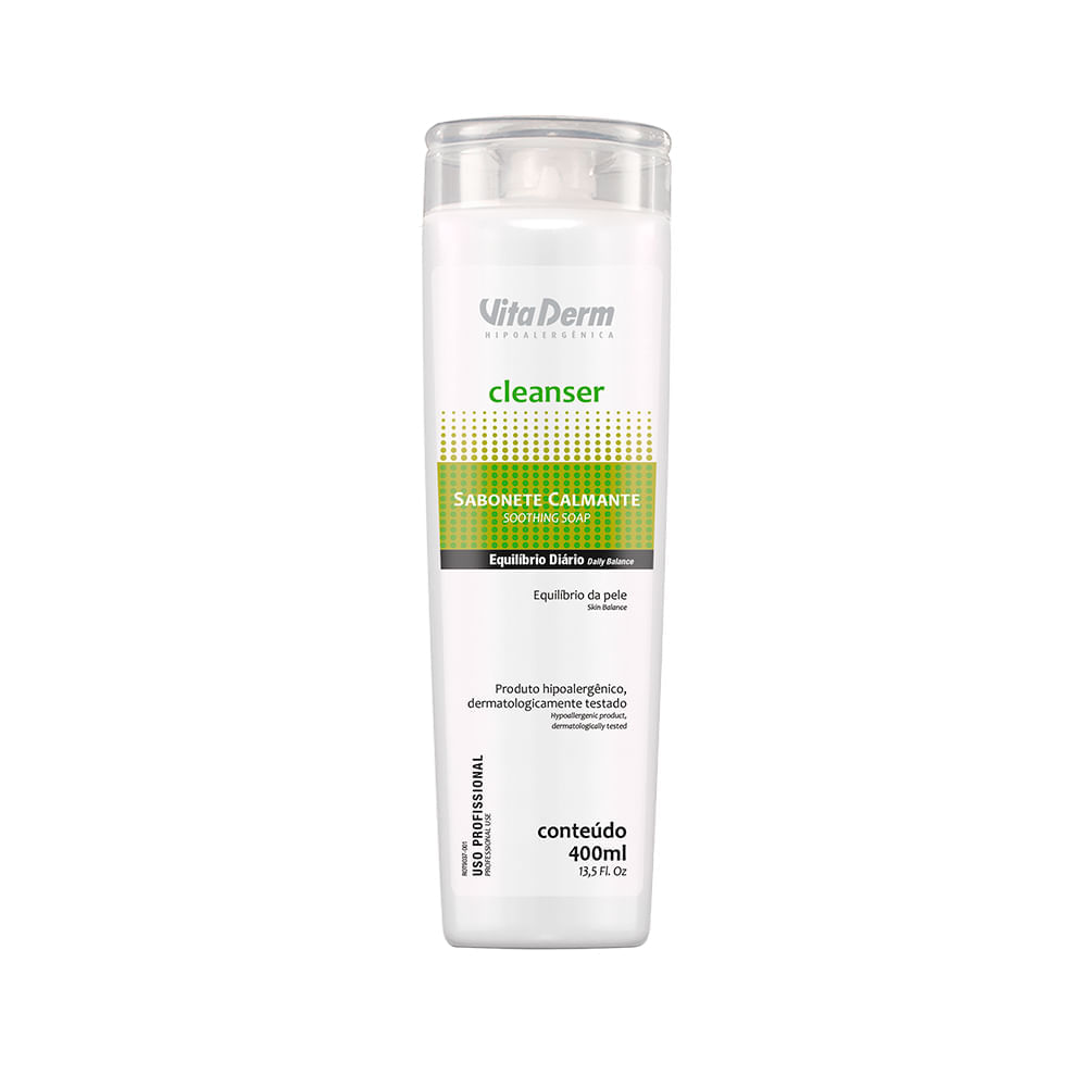 Sabonete Calmante Vita Derm Cleanser 400ml