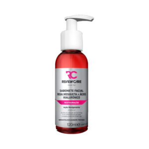 Sabonete Facial Review Care Rosa Mosqueta + Ácido Hialurônico 120ml