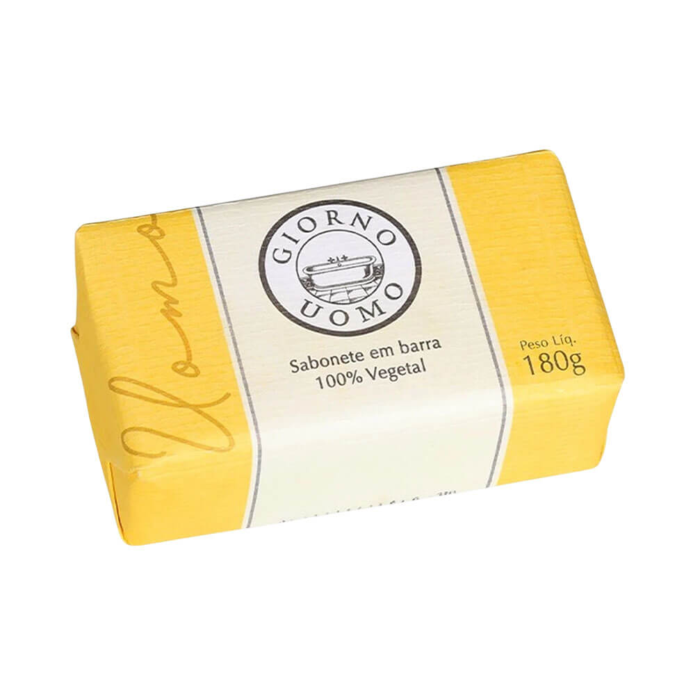 Sabonete Giorno Bagno Uomo Amarelo 180g