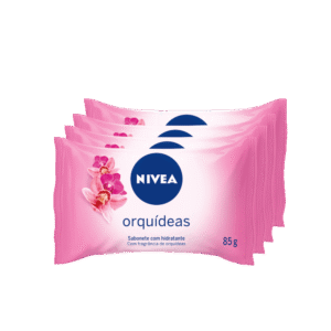 Kit Nivea Sabonete Hidratante Orquidea 85g (4 Produtos)