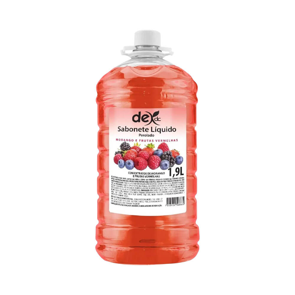 Sabonete Líquido Dex Morango e Frutas Vermelhas 1,9L
