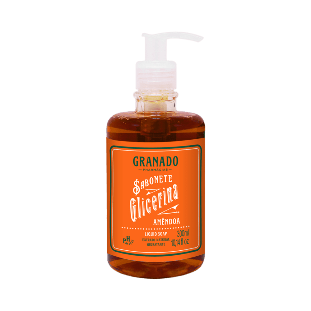 Sabonete Líquido Glicerina Granado Amêndoa 300ml