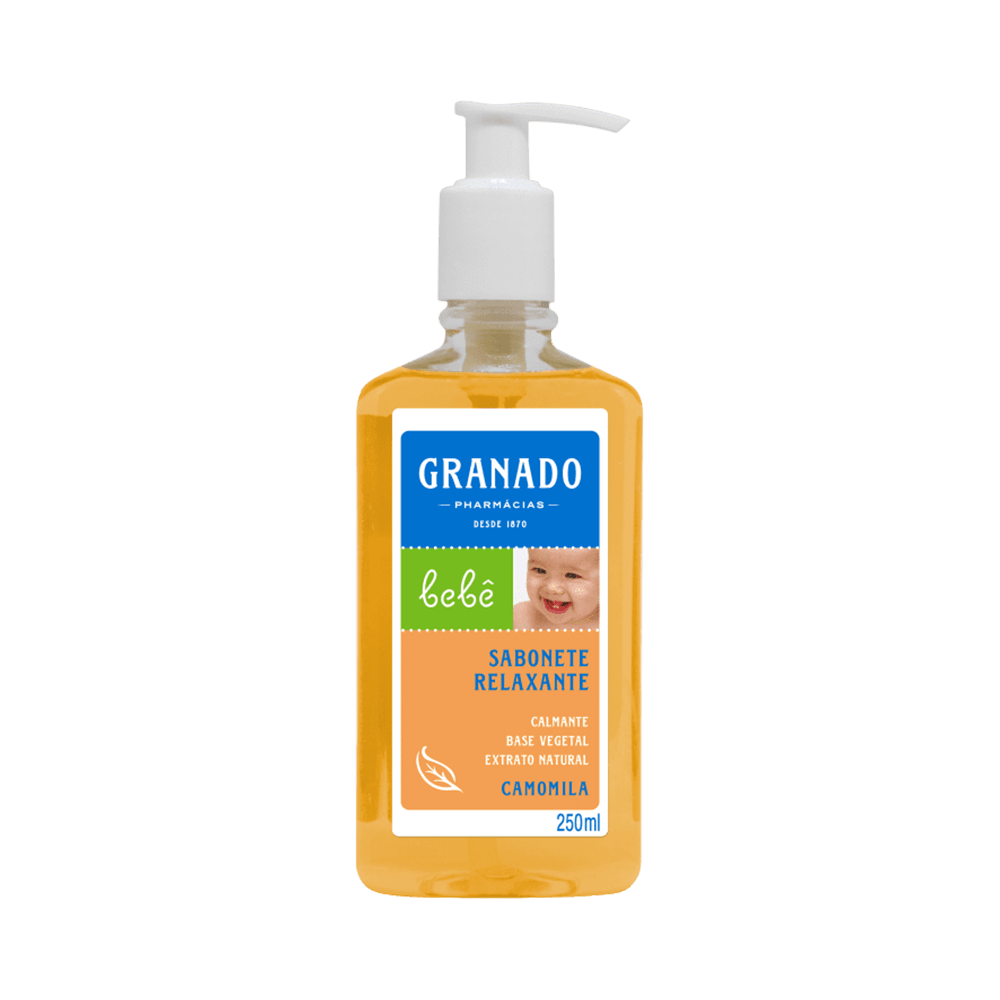 Sabonete Líquido Granado Bebê Glicerina Camomila 250ml