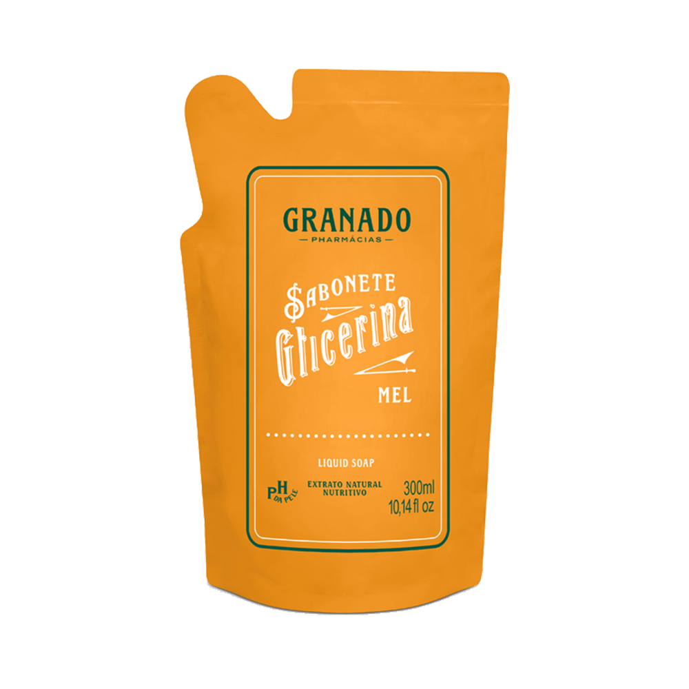 Sabonete Líquido Granado Refil Mel 300ml