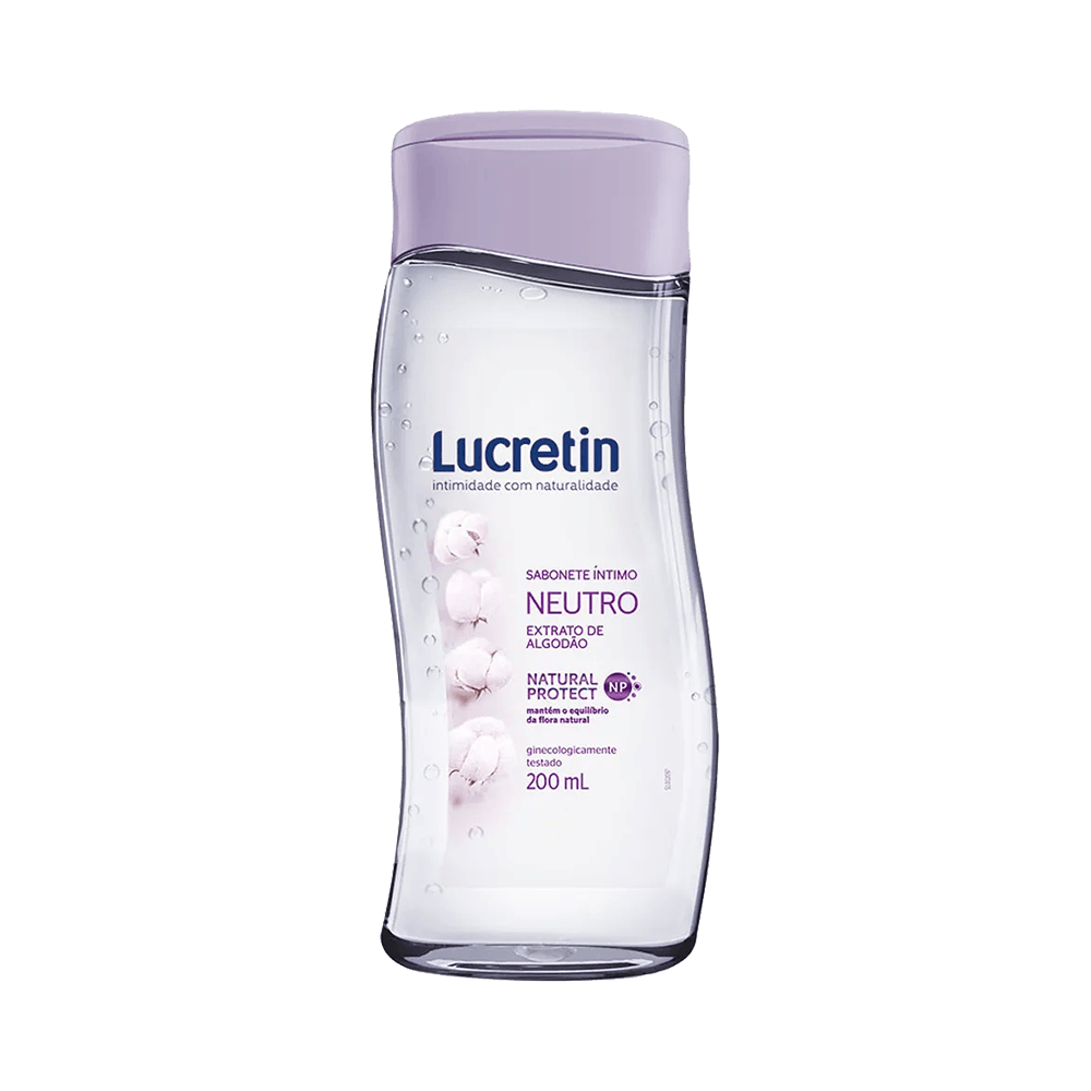 Sabonete Líquido Íntimo Lucretin Neutro 200ml