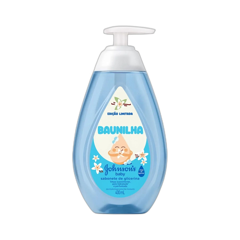 Sabonete Líquido Johnson's Baby Glicerina Baunilha 400ml