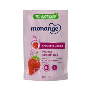 Sabonete Líquido Monange Frutas Vermelhas Refil 400ml