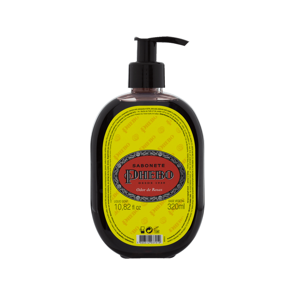 Sabonete Líquido Phebo Odor de Rosas 320ml