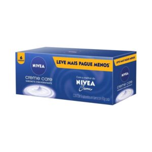 Sabonete em Barra Nivea Creme Care Promo 6 Unidades 90g