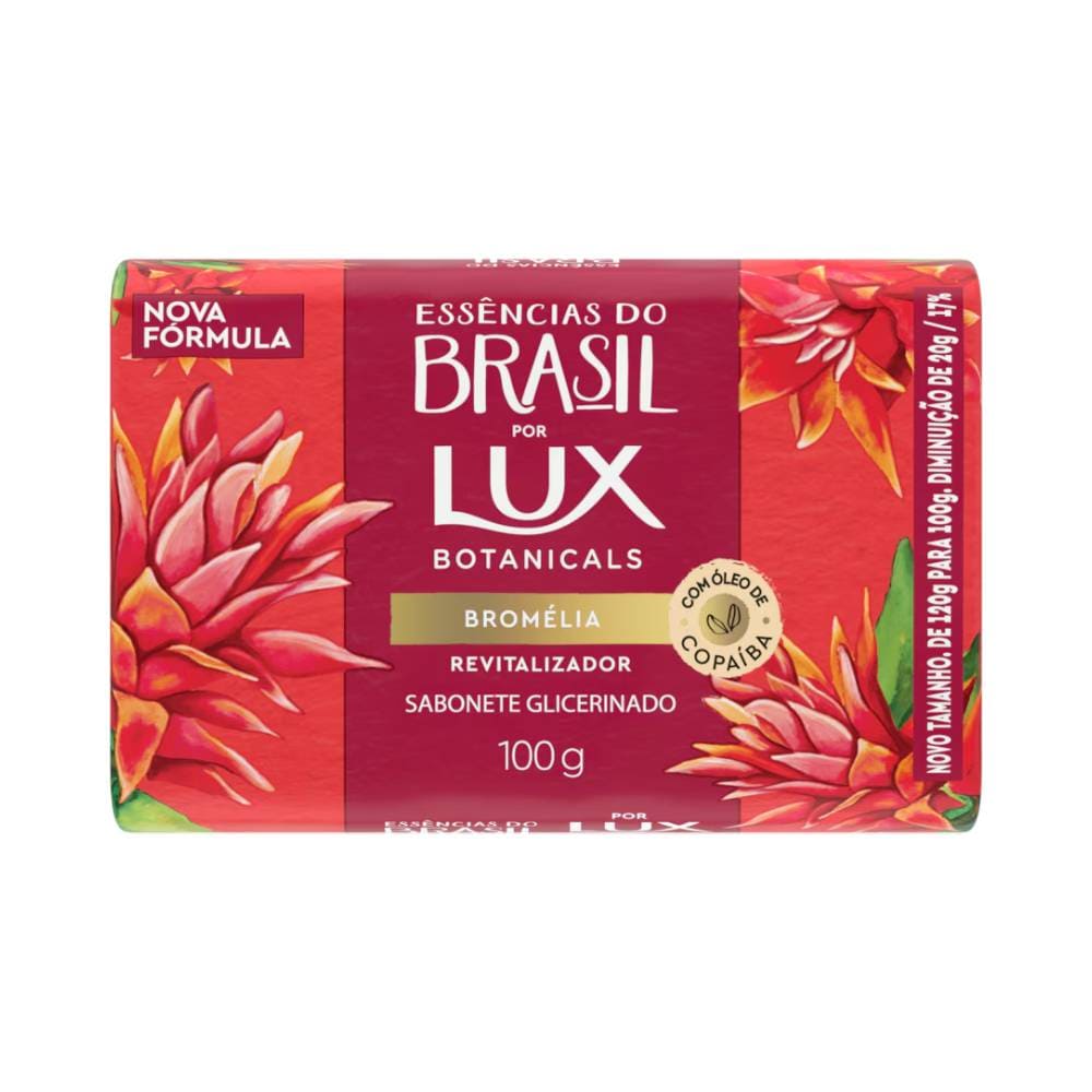 Sabonete em Barra Lux Essências do Brasil Bromélia 100g