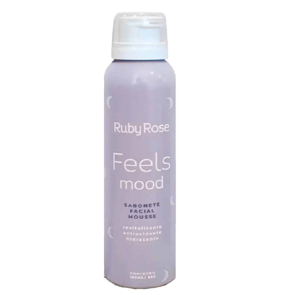 Sabonete Facial Ruby Rose Mousse Feels Mood 150ml