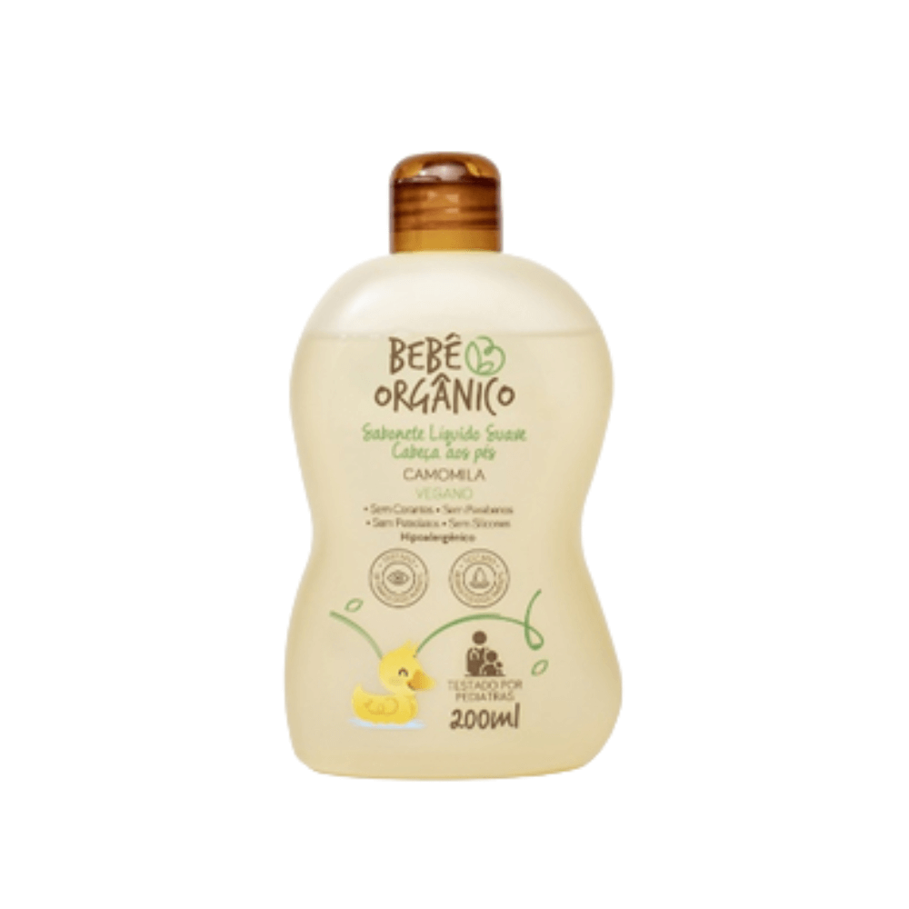 Sabonete Líquido Suave Beauty Slime Bebê Orgânico 200ml