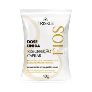 Sachê Triskle Dose Única Fios de Porcelana Ressurreição Capilar 40g