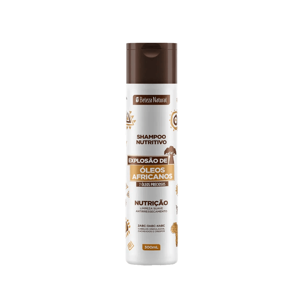 Shampoo Beleza Natural Explosão de Óleos Africanos 300ml