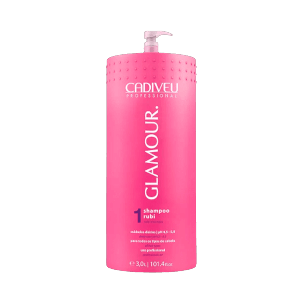 Shampoo Cadiveu Glamour Plus Rubi 3000ml