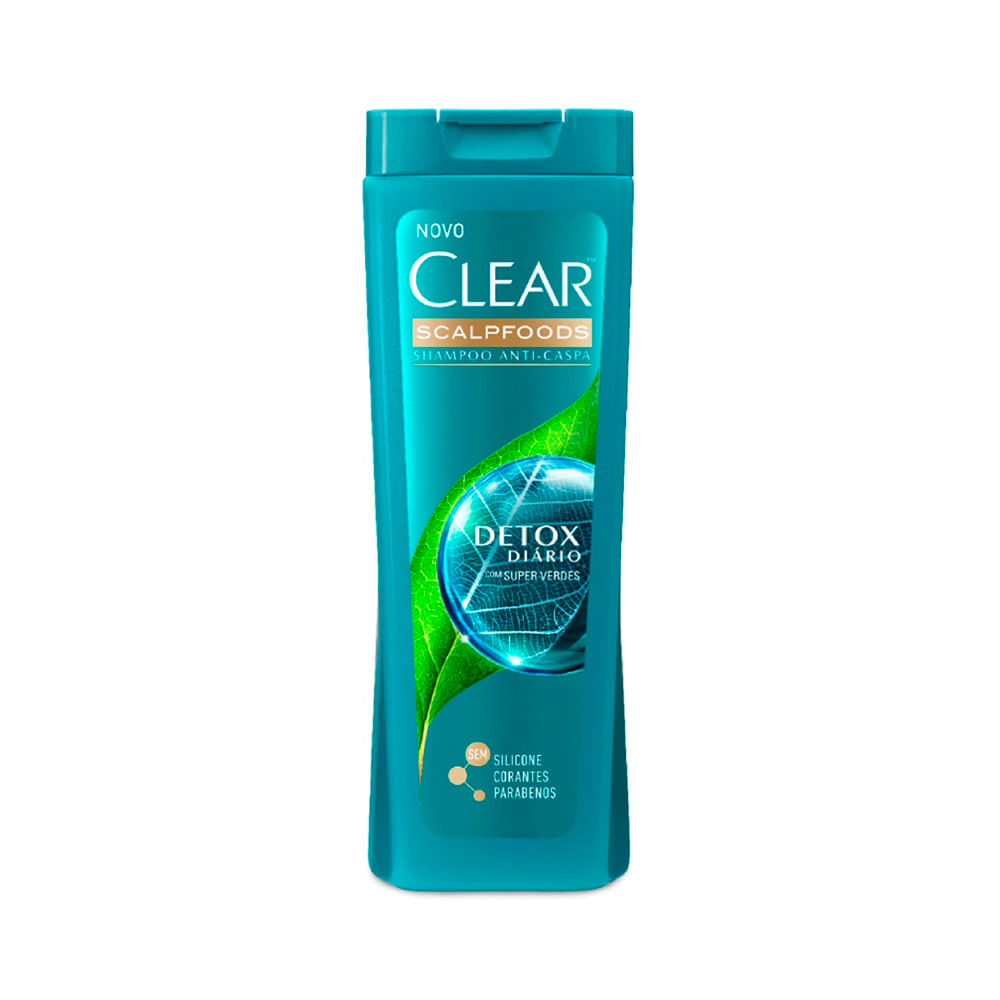 Shampoo Clear Detox Anticaspa Diário 200ml