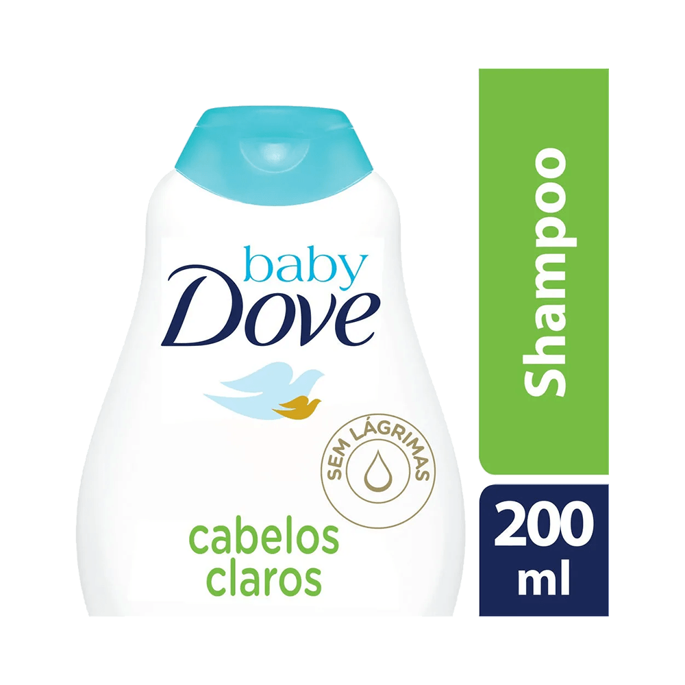 Shampoo Dove Baby Hidratação Enriquecida Cabelos Claros 200ml