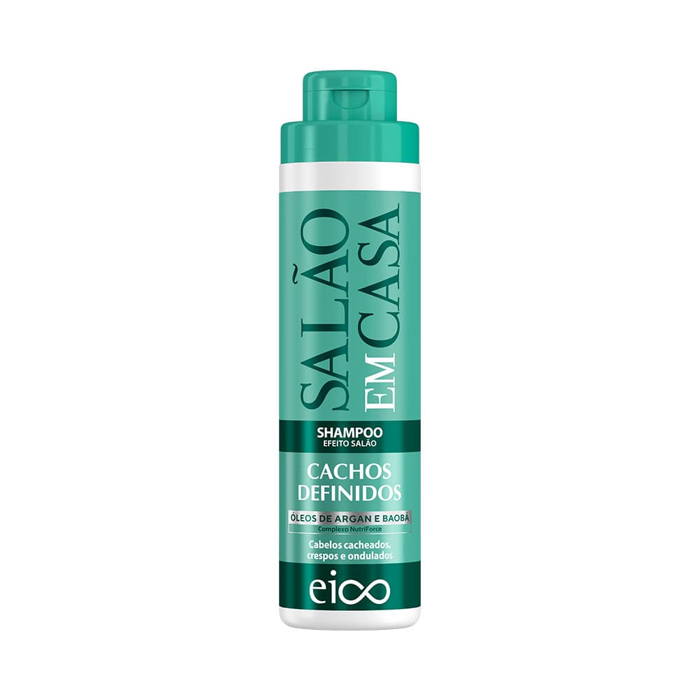 Shampoo Eico Salão Em Casa Cachos Definidos 800ml