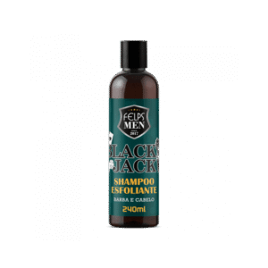 Shampoo Esfoliante Felps Men Black Jack Barba e Cabelo 240ml