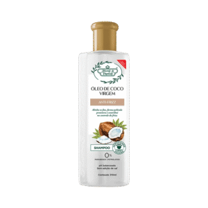 Shampoo Flores & Vegetais Óleo De Coco Virgem Anti-frizz 310ml