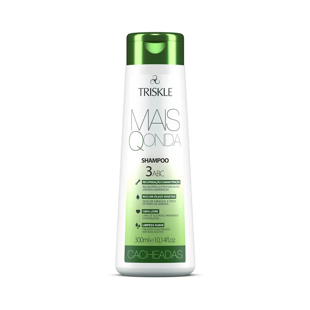 Shampoo Triskle Mais Q Onda Cacheadas 300ml