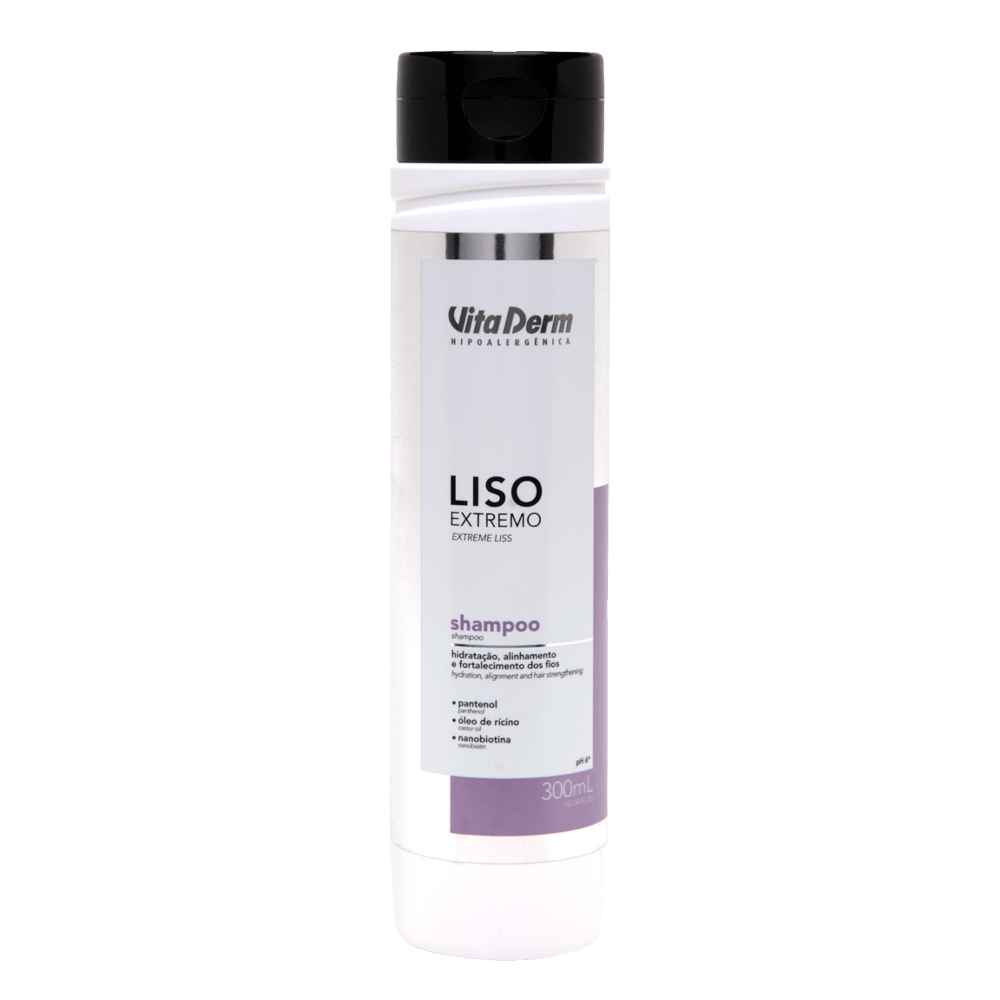 Shampoo Vita Derm Liso Extremo 300ml