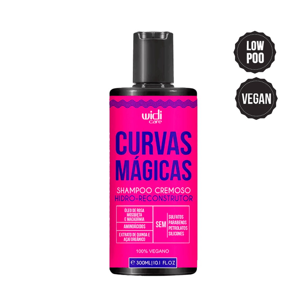 Shampoo Widi Care Hidro-Reconstrutor Curvas Mágicas 300ml