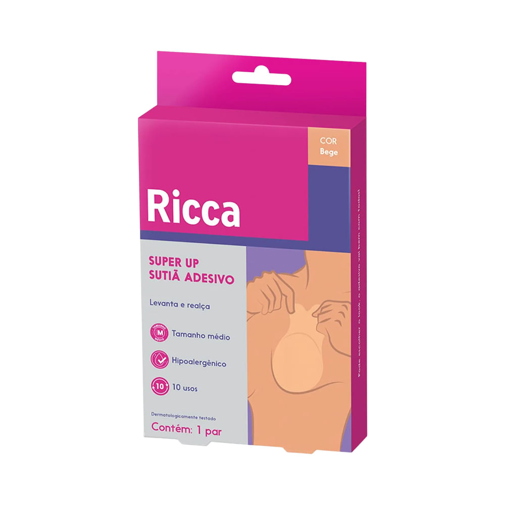 Sutiã Adesivo Ricca M Bege