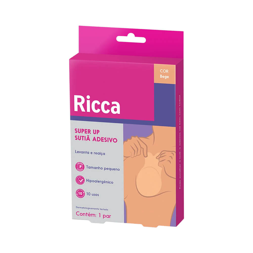 Sutiã Adesivo Ricca P Bege