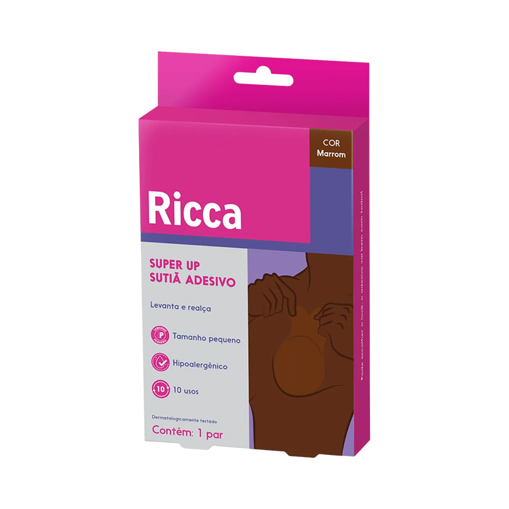 Sutiã Adesivo Ricca P Marrom
