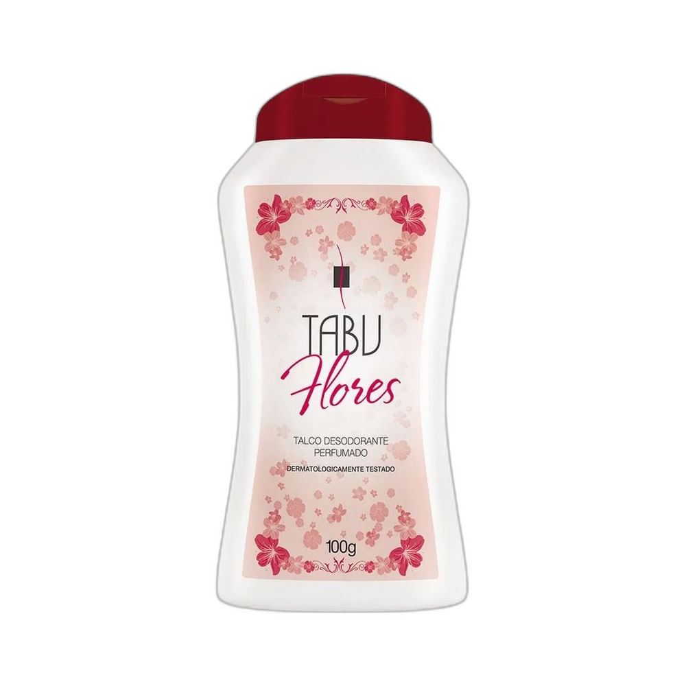 Talco Tabu Flores 100g