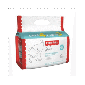 Toalha Umedecida Fisher Price Leve 4 Pague 3