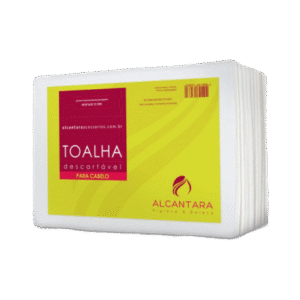 Toalha para Cabelo Alcantara Descartável 50X70 com 50 Unidades