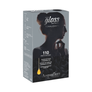 Tonalizante Acquaflora Hidra Gloss 110 Preto Azulado