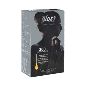 Tonalizante Acquaflora Hidra Gloss 300 Castanho Escuro