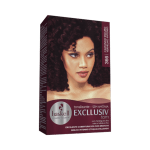 Tonalizante Haskell Excllusiv Tom 366 Castanho Escuro Vermelho Intenso