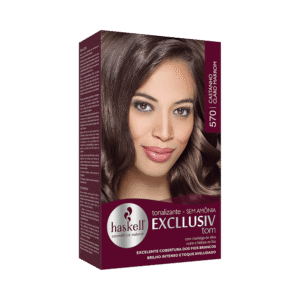 Tonalizante Haskell Excllusiv Tom 570 Castanho Claro Marrom