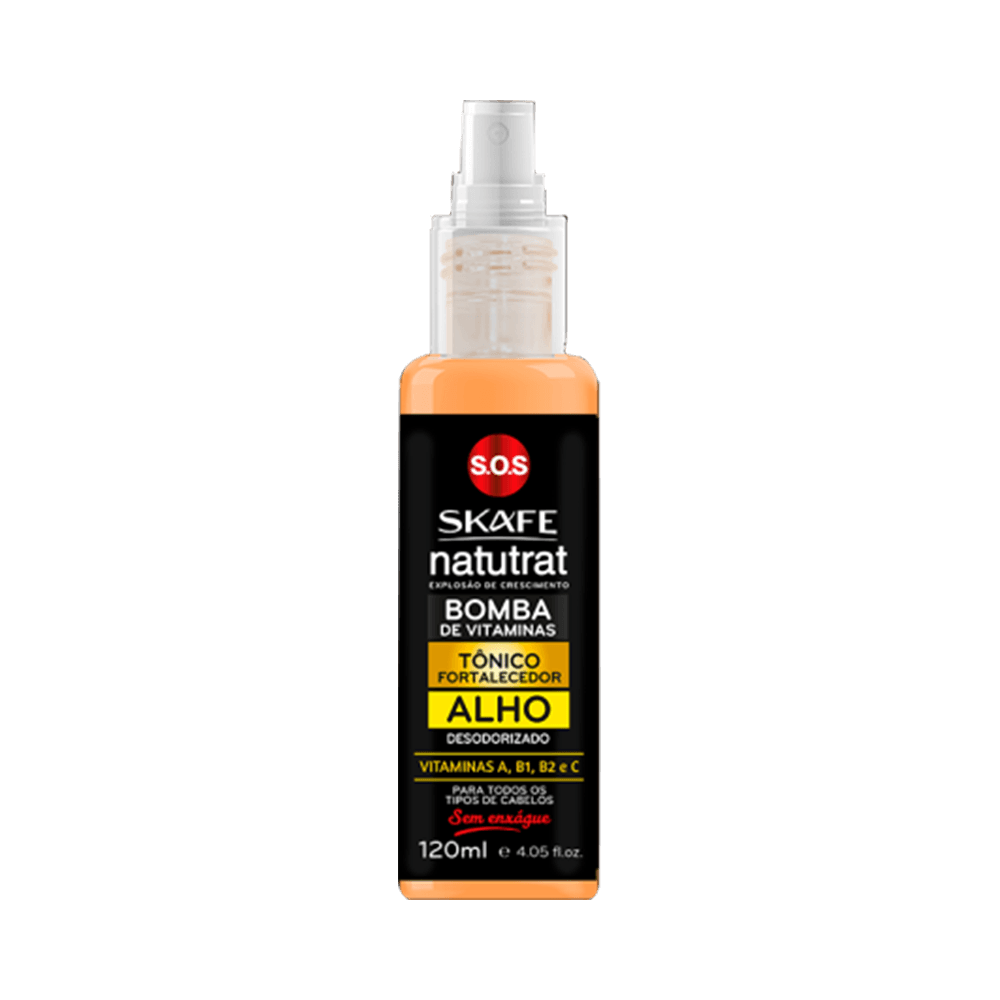 Tônico de Alho Skafe Natutrat S.O.S Bomba de Vitaminas 120ml