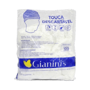 Touca Descartável Gianinis com 100 Unidades