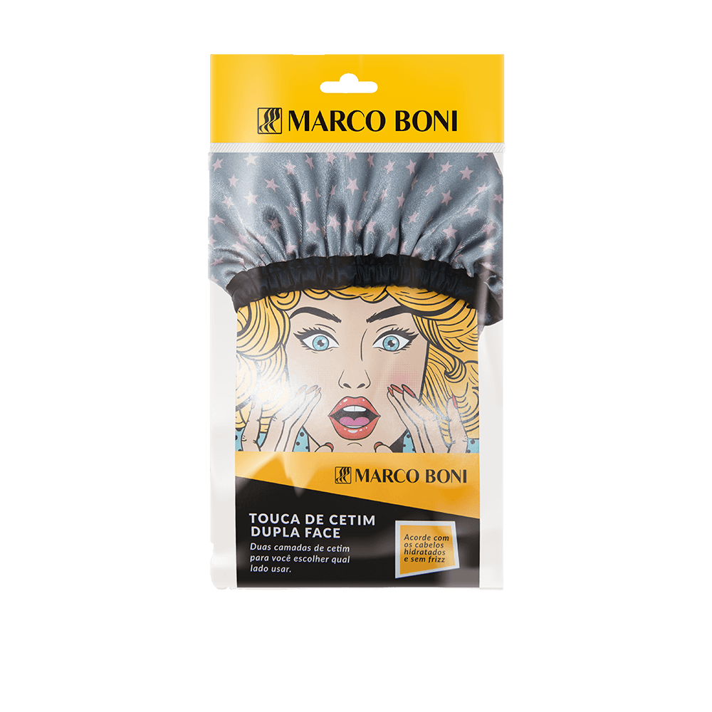 Touca de Cetim Marco Boni Dupla Face (8496)