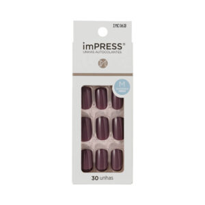 Unhas Autocolantes Kiss New York imPRESS Self Love Média TEA