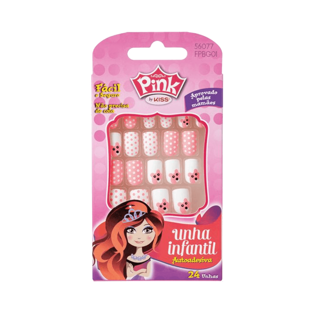 Unhas Kiss New York Infantil FPBG01