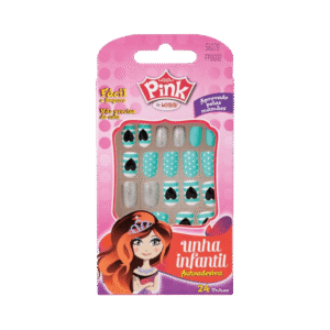 Unhas Kiss New York Pink Infantil Fpbg02