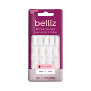Unhas Belliz Quadrada Média