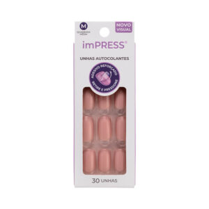 Unhas Postiças First Kiss Impress Color Médio Sea Breeze