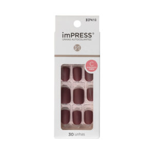 Unhas Postiças Kiss New York Impress Mate Curta Sexy Lady