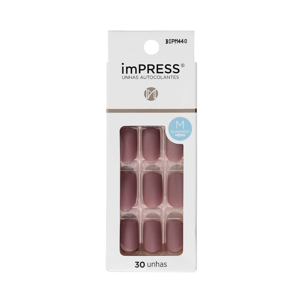 Unhas Postiças Kiss New York Impress Média Secret